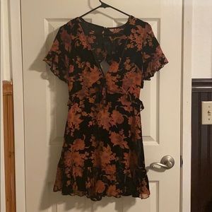 Black Velvet Mini Dress